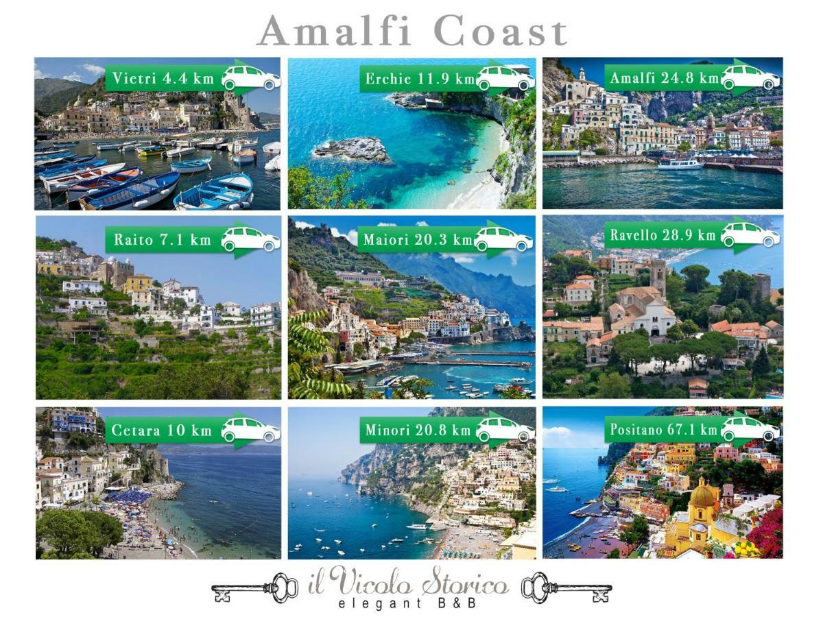 Elegant B&B - Il Vicolo Storico Салерно Экстерьер фото